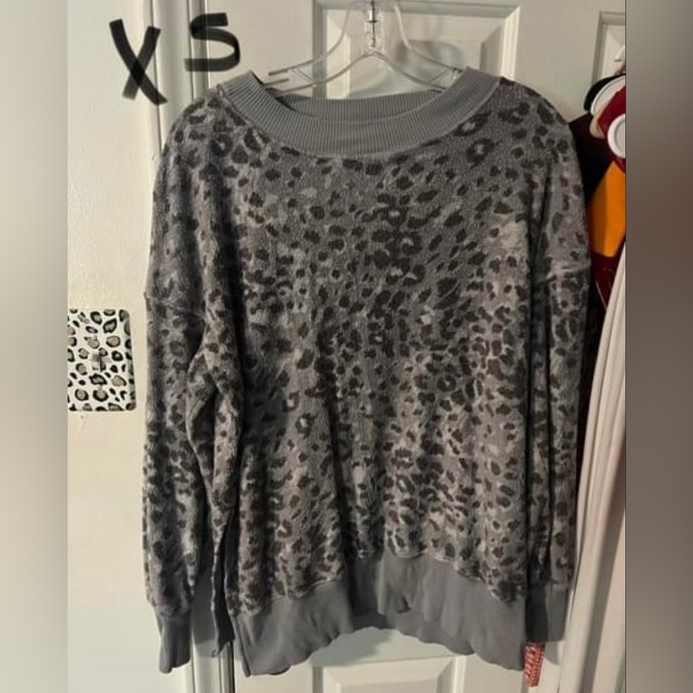 Cheetah print sweater